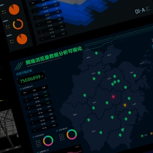 DataFocus智能搜索式BI数字化场景-开发酷炫可视化大屏